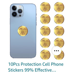 EMR Scalar Energy Anti Radiation Phone Sticker 10pcs