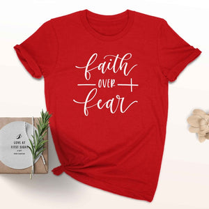 "Faith Over Fear" Women's Premium Tee Shirts