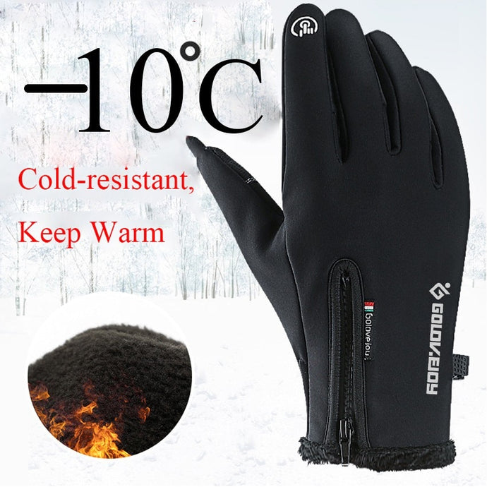 Men's Waterproof Touchscreen Gloves