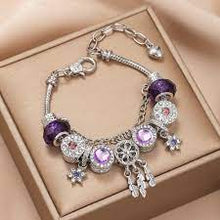 Load image into Gallery viewer, Tassel Dream Catcher Charms Bracelet